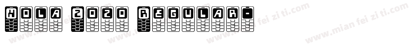 Hola Zozo Regular字体转换